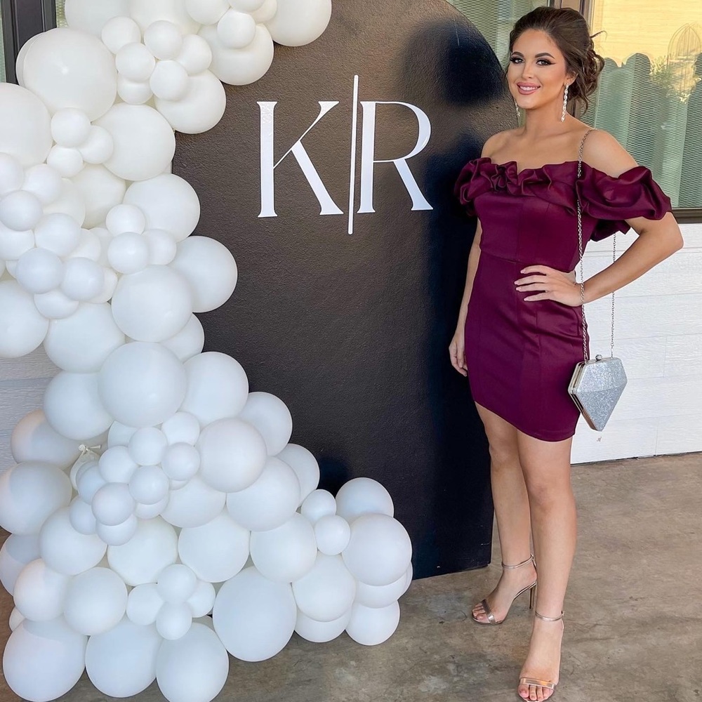 Ruffle Cocktail Dress
